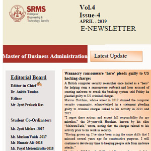SRMS-CET-MBA-E-Newletter-Vol-4-Issue-4-April-2019
