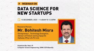 National Webinar On “Data Science for New Startups”