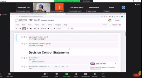 Python with Data Analysis FDP Program by Hexnbit at SRMS CETR – College ...