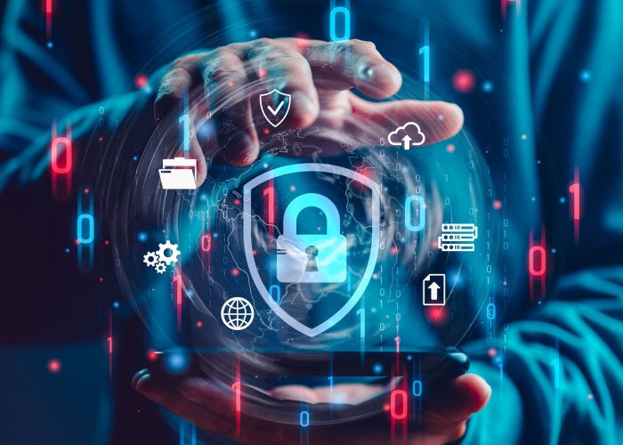 Cyber-security_lock & hand
