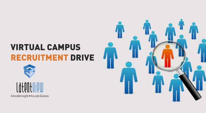 Virtual Campus  Recruitment Drive of Latentview Analytics