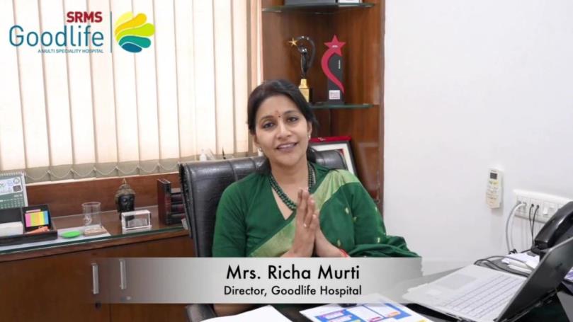 Richa Murti invites you to SRMS Goodlife Hospital's Health Utsav — 17-18 July 2026