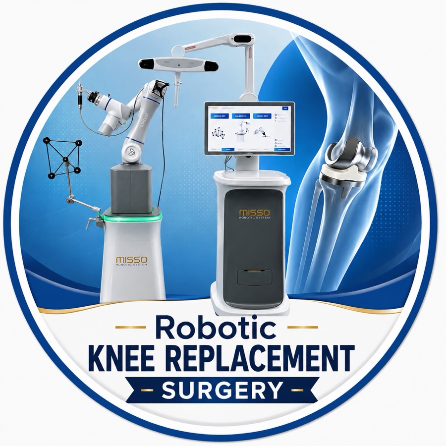 Robotic Knee Replacement Surgery — MISSO Robotic System at SRMS Goodlife Hospital, Bareilly