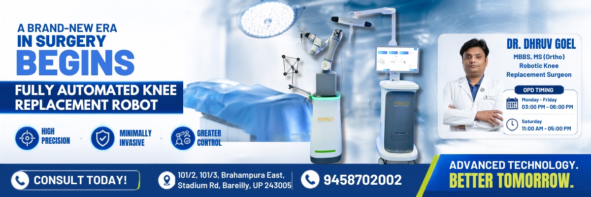 A Brand-New Era in Surgery Begins — Fully Automated Knee Replacement Robot | Dr Dhruv Goel, SRMS Goodlife Hospital, Bareilly