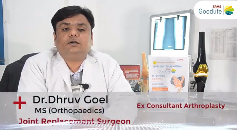 Dr. Dhruv Goel (MS Orthopedics) talking about the Knee replacement Process