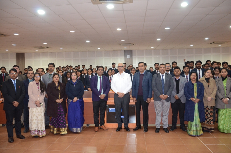 SRMS IBS Placement Cell had organized a guest lecture on Investor’s Awareness