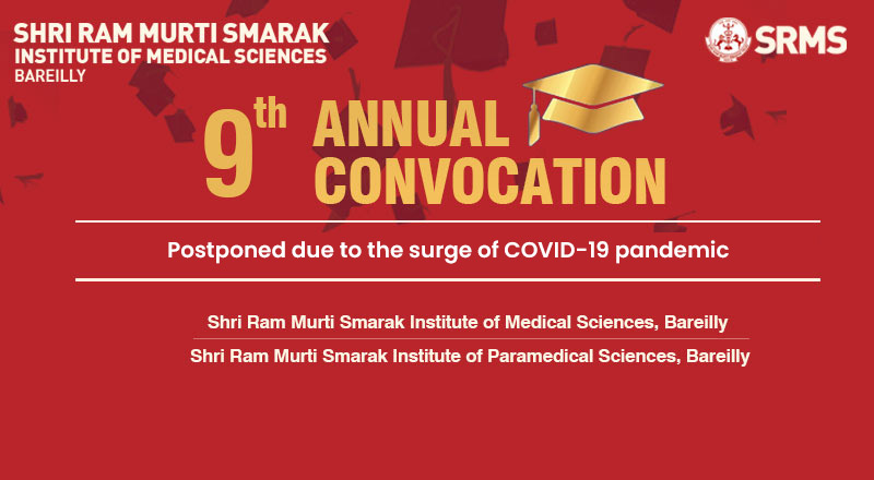 Invitation to attend 9th Convocation on May 1st 2021