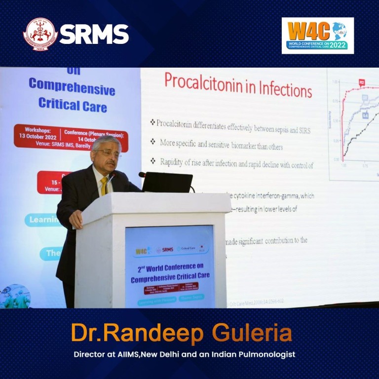 AIIMS Director, Dr. Randeep Guleria at W4C held at SRMS IMS, Bareilly