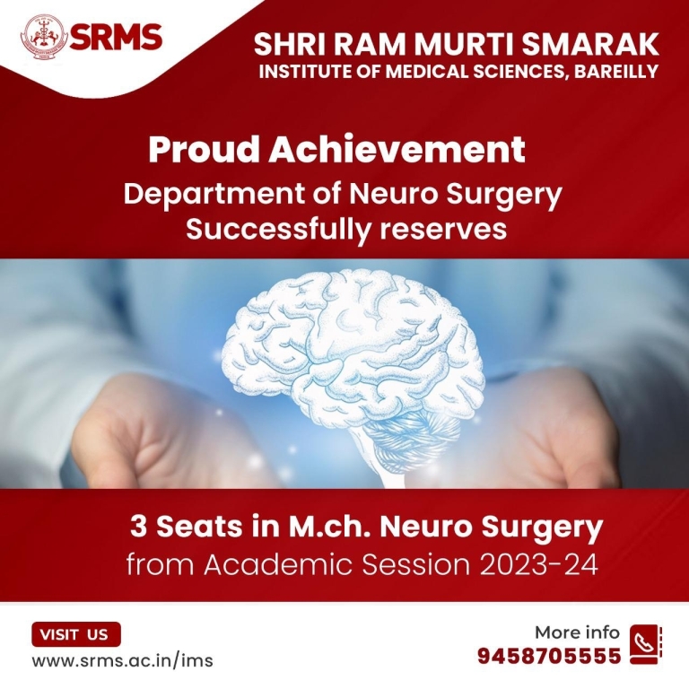 NMC GIVES NOD TO SRMS IMS FOR 3 M.CH NEURO SURGERY SEATS!