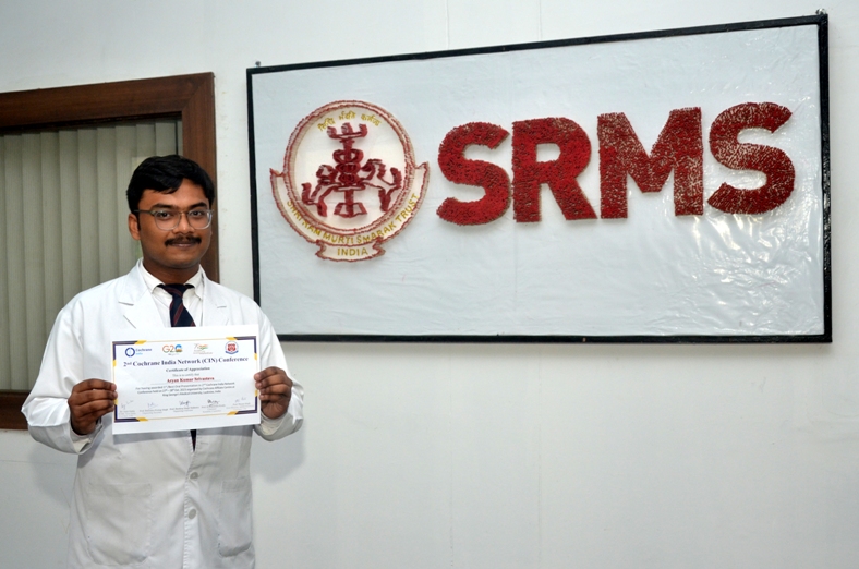 MBBS STUDENT OF SHRI RAM MURTI SMARAK INSTITUTE OF MEDICAL SCIENCES WON ACCOLADES FOR HIS RESEARCH ENDEAVORS