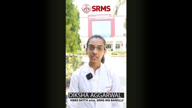 BUDDING MEDICO-DIKSHA AGGARWAL OF SHRI RAM MURTI SMARAK INSTITUTE OF MEDICAL SCIENCES SECURES MERIT SCHOLARSHIP OF   RS 1,00,000 BY SRMS TRUST FOR ACADEMIC EXCELLENCE!
