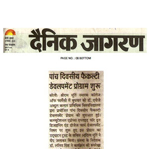 Publication : Dainik Jagran Date : 09-12-2020
