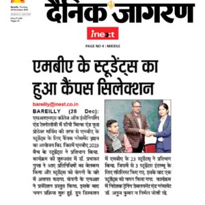 Publication : DAINIK JAGRAN Inext Date | 29-12-2022